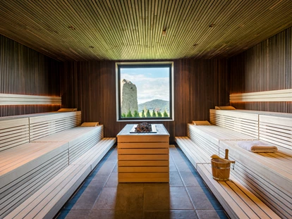 Wellnessurlaub - Private Spa - Otterbach (Sankt Florian am Inn) - Finnische Sauna  - Hüttenhof ****S - Wellnesshotel und Luxus-Bergchalets - adults only