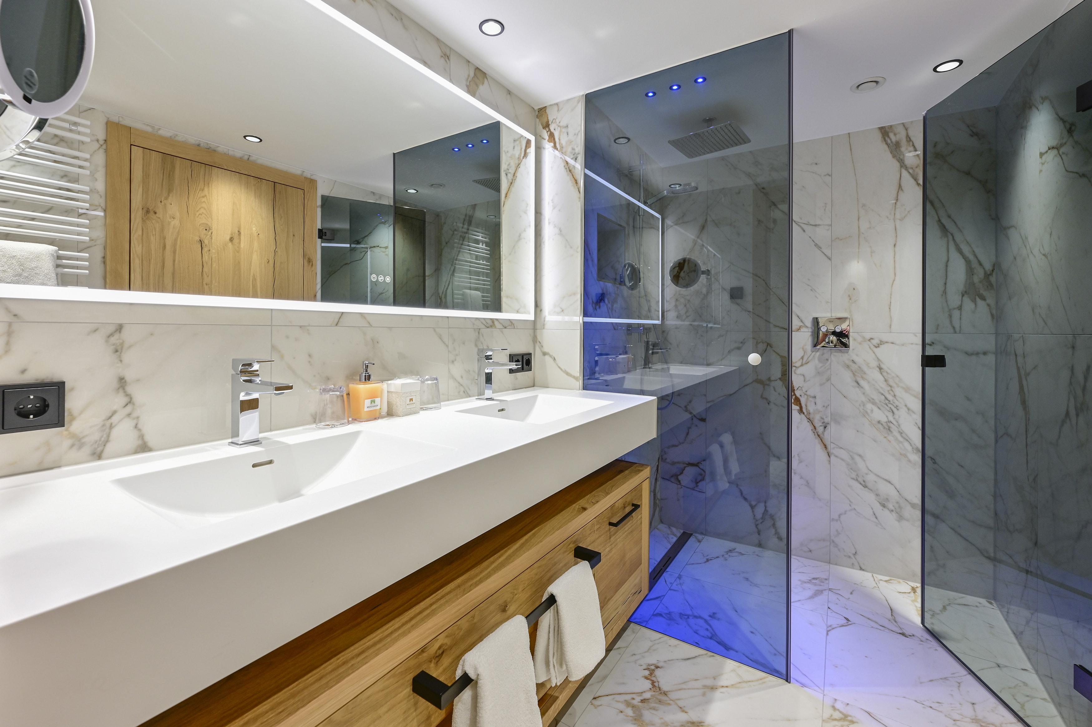 Wellnesshotel: Die neuen Bäder Zimmer Typ 3 und 3A - Wellness & SPA Resort Mooshof