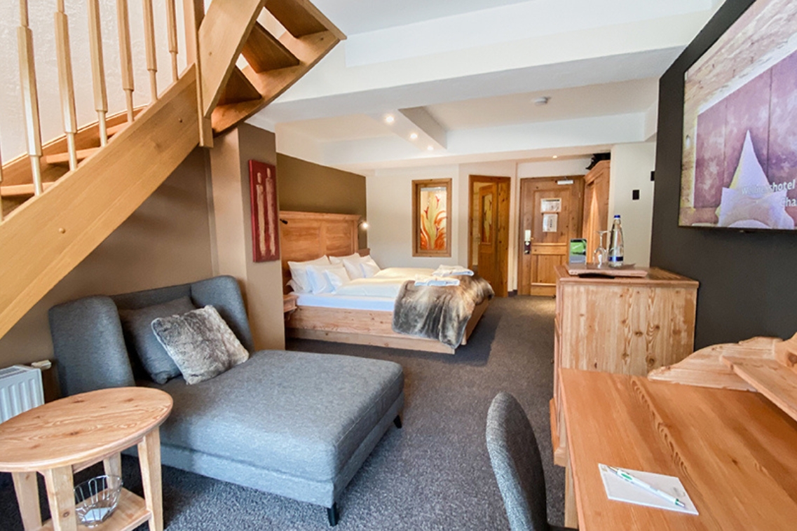 Wellnesshotel: Zimmer: "Familie Berg" mit Galerie - Wellnesshotel Riedlberg