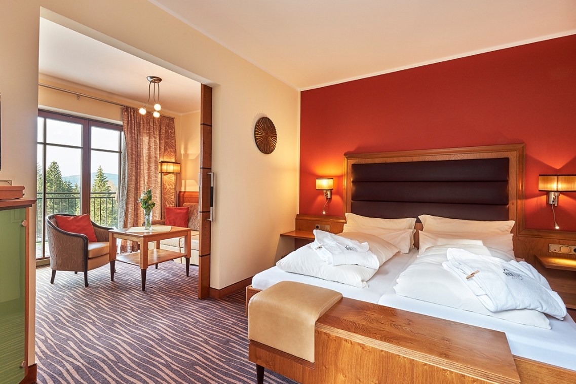 Wellnesshotel: Zimmer: "Junior Suite" ca: 40m2 - Wellnesshotel Riedlberg