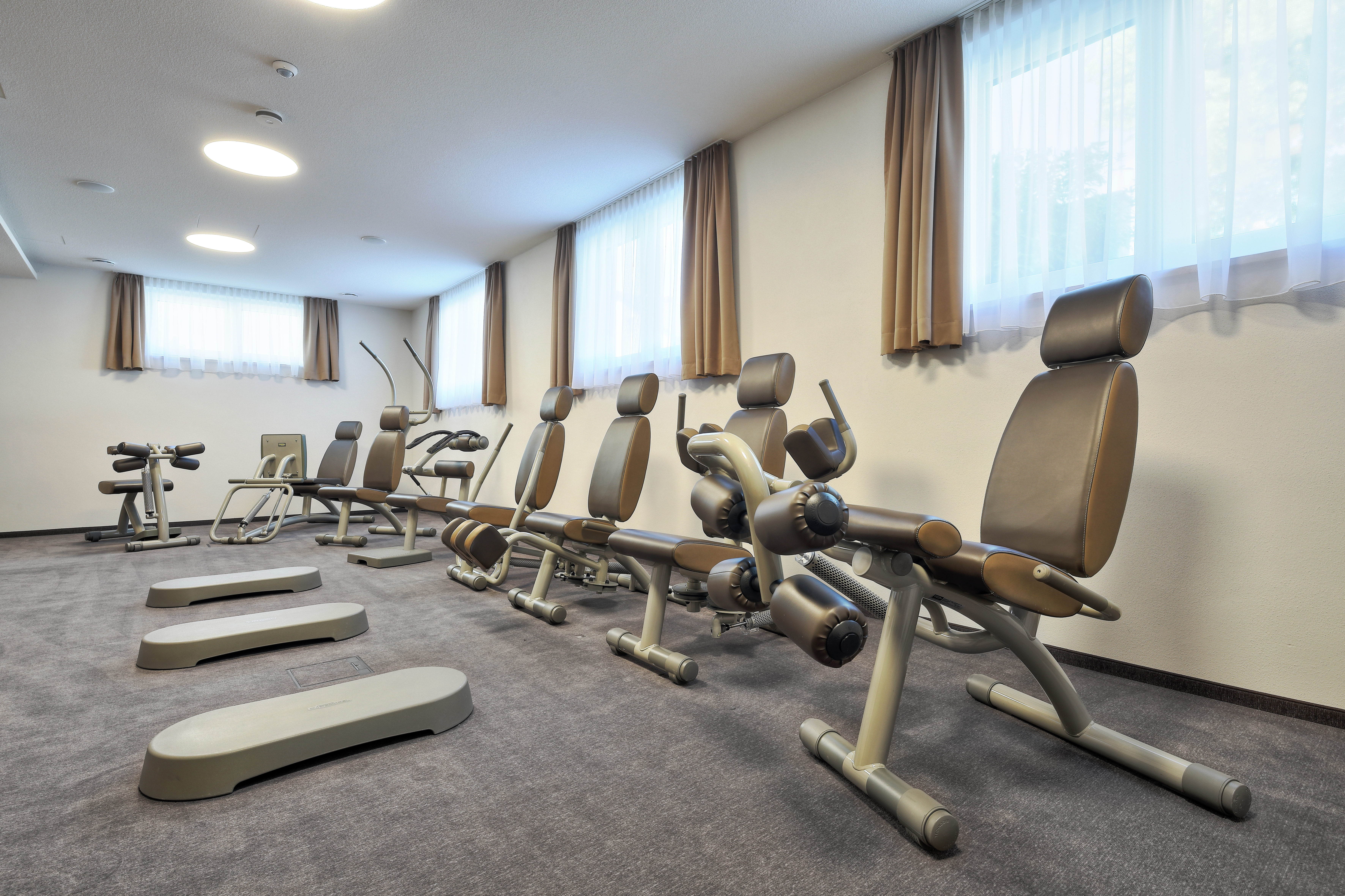 Wellnesshotel: Fitnessraum - Landhotel Geyer