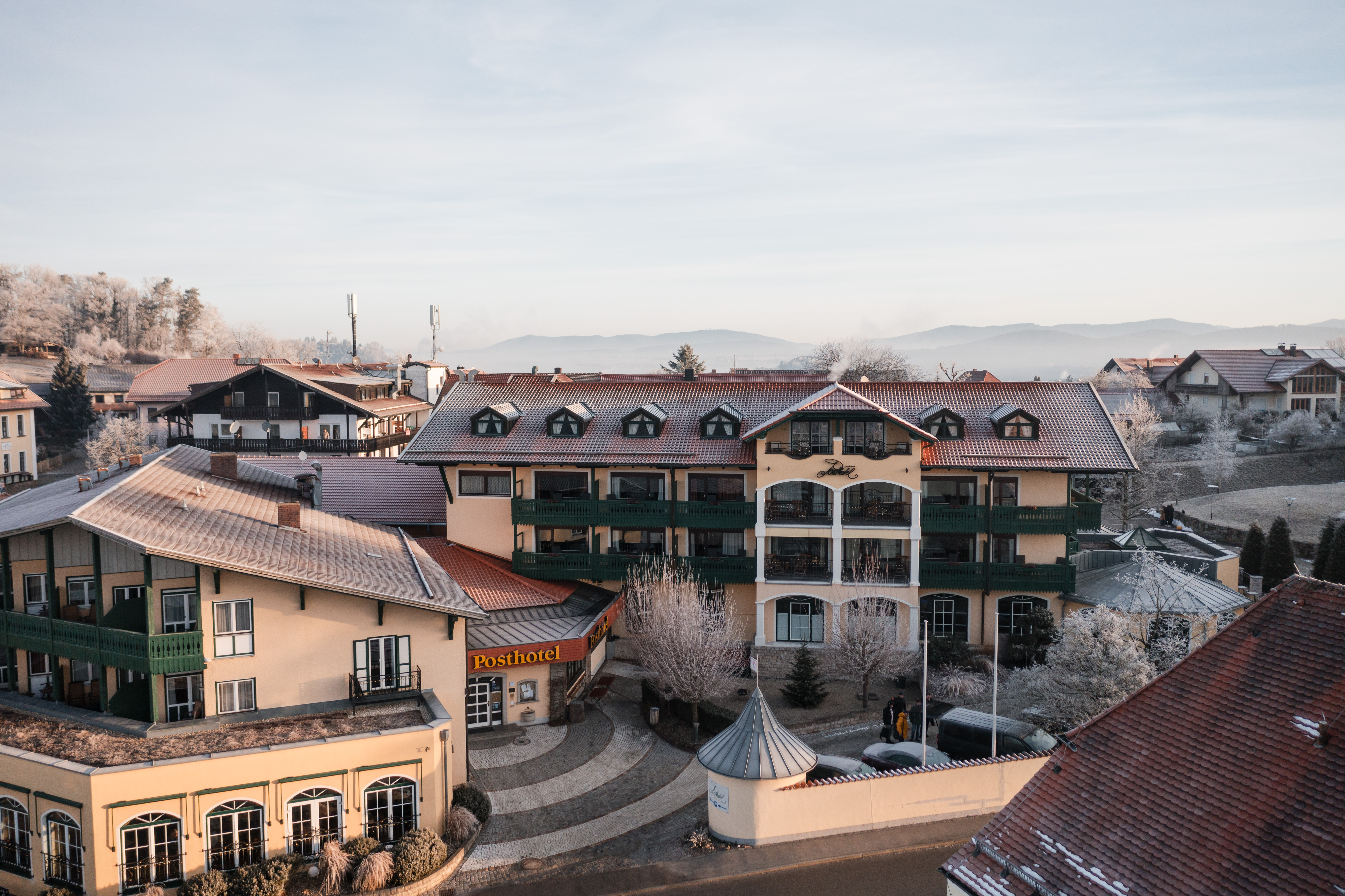 Wellnesshotel: Außenansicht Posthotel Rattenberg - Posthotel Rattenberg