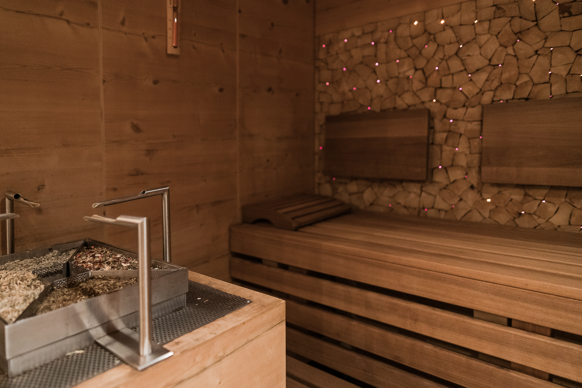 Hotel Berwanger Hof Saunen und Bäder im Detail Kräutersauna