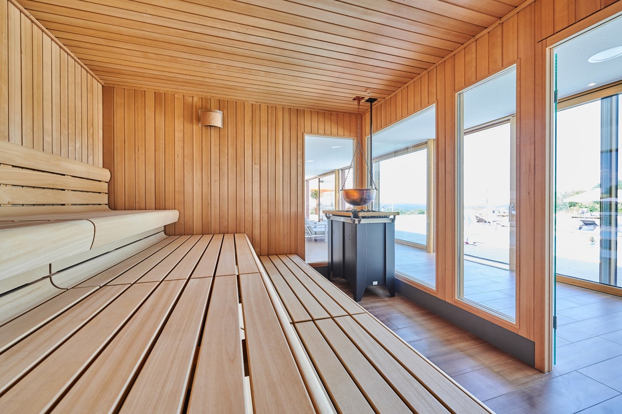 Der Birkenhof Spa & Genuss Resort Saunen und Bäder im Detail Textilsauna