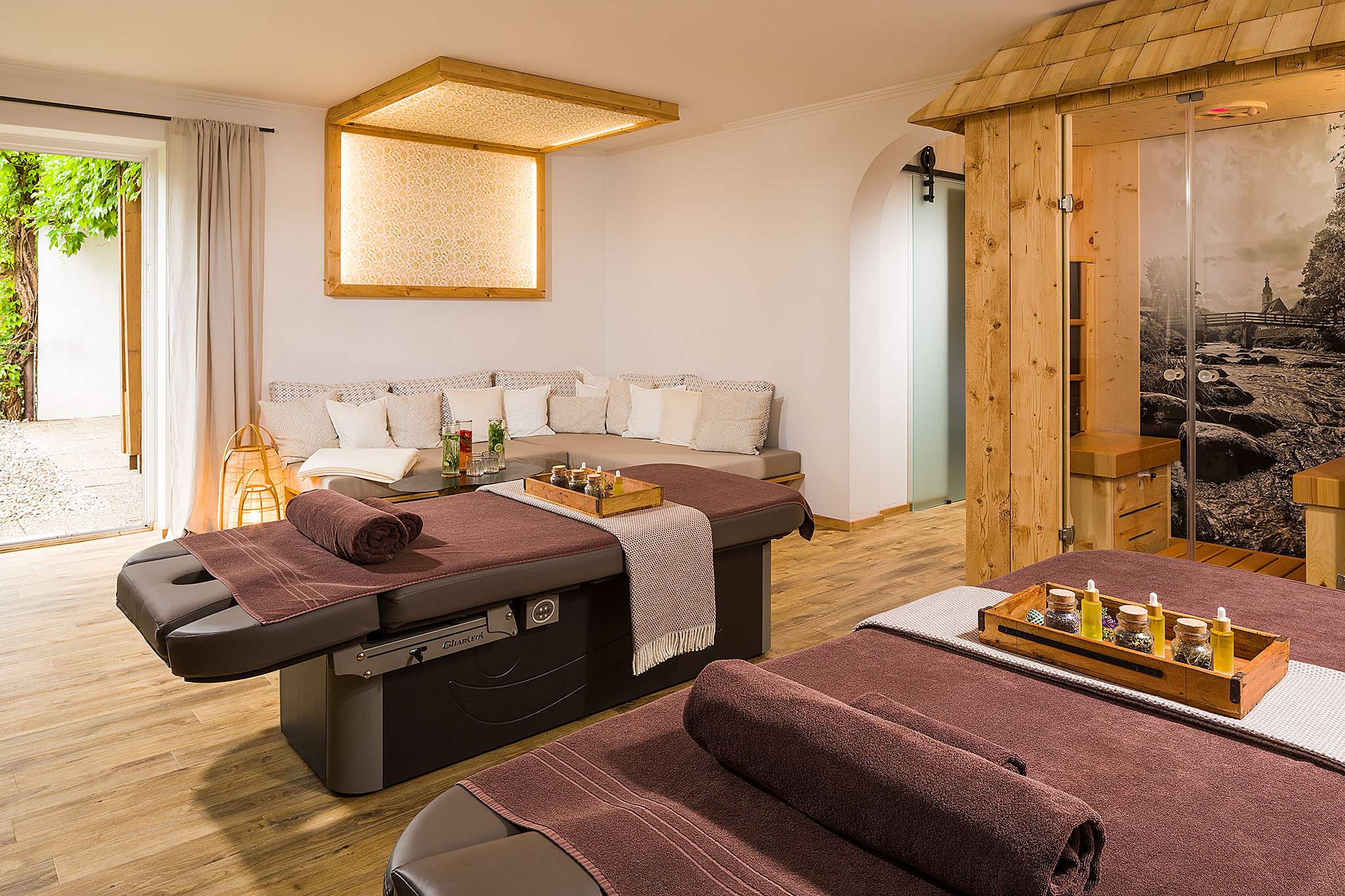 Wellnesshotel: Private Spa Suite - Berghotel Rehlegg - Sauna | Spa