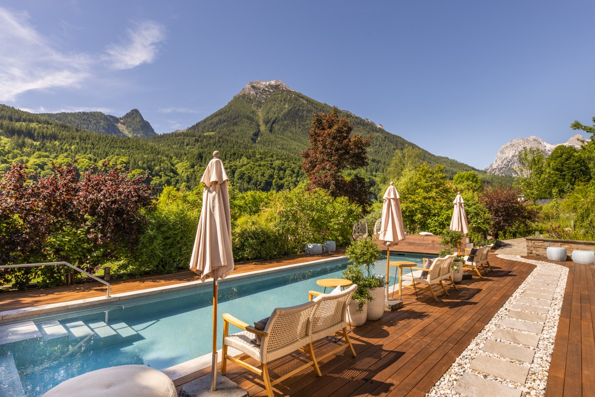 Wellnesshotel: Aussenpool - Berghotel Rehlegg