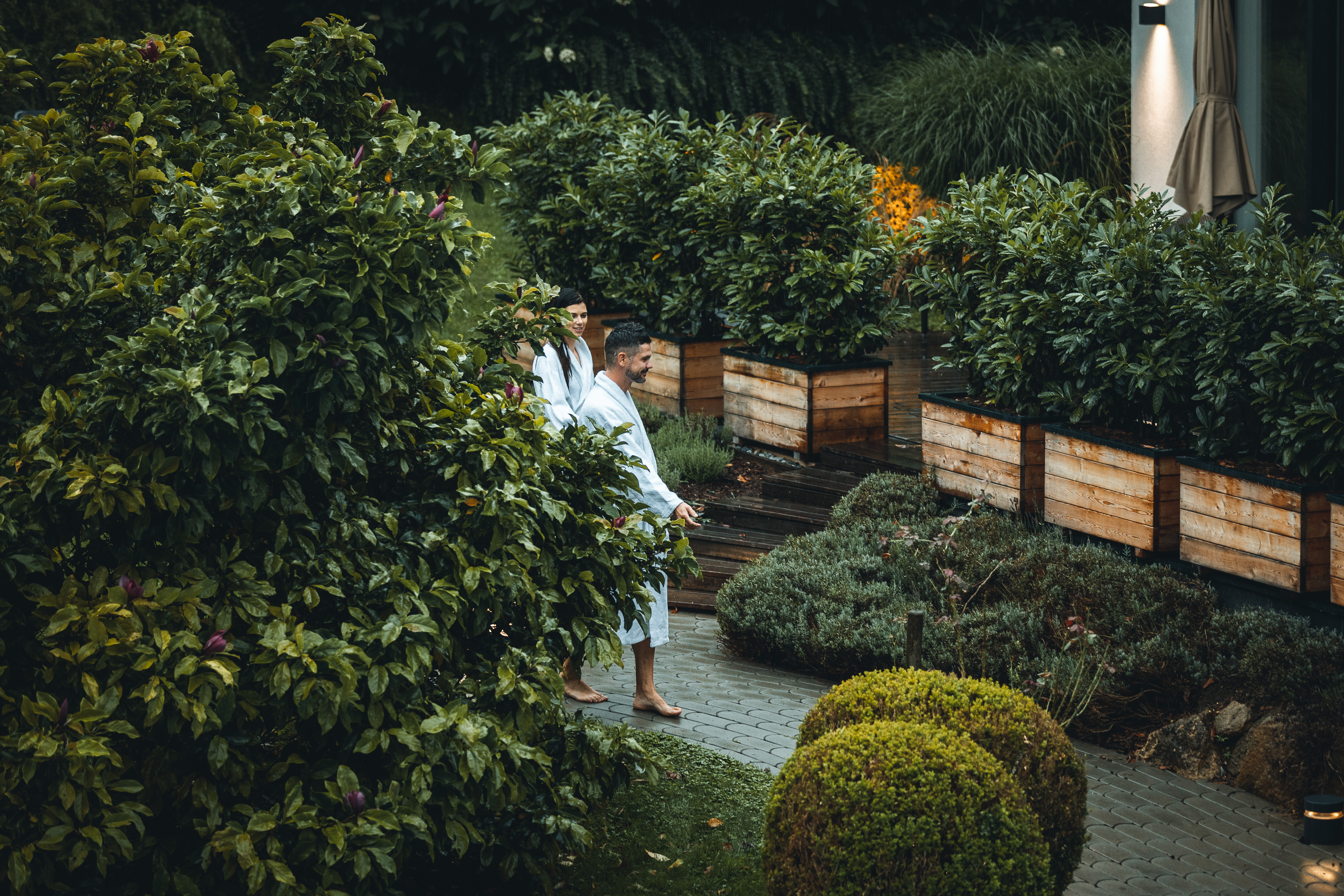 Wellnesshotel: Garten im Vulkanlandhotel Legenstein - Vulkanlandhotel Legenstein