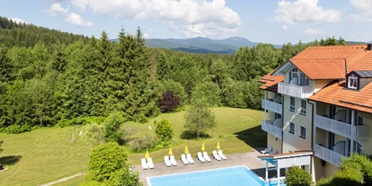 Wellnessurlaub - Pools: Sportbecken - Metten - Außenpool - Hotel Ahornhof