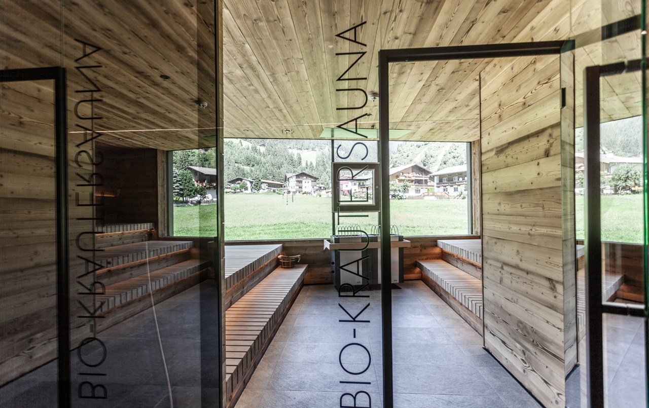 Alpenhotel Kindl Saunen und Bäder im Detail BIO-Kräuter-Sauna