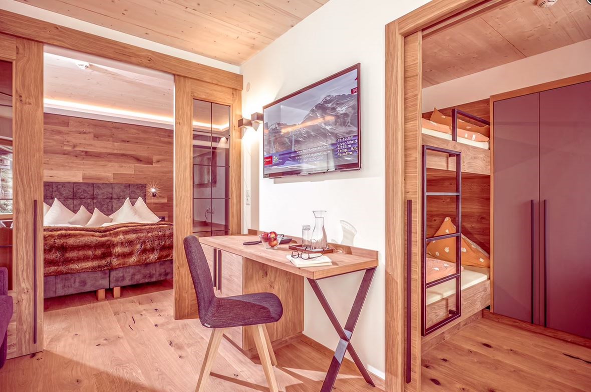 Alpin Family Resort Seetal Zimmerkategorien Appartement Gartenblick