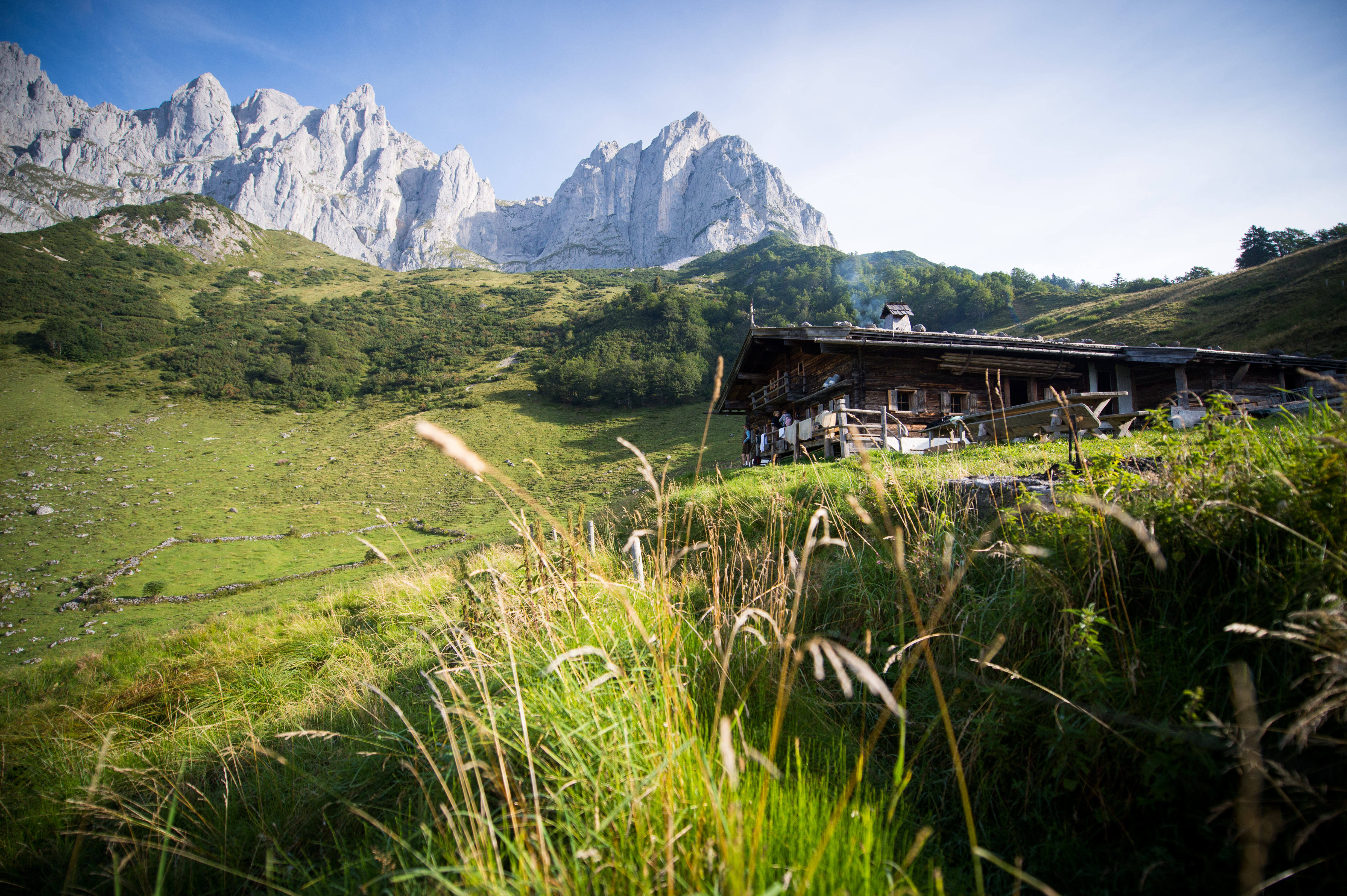 Bio-Hotel Stanglwirt Ausflugsziele Wanderung zur Stangl-Alm