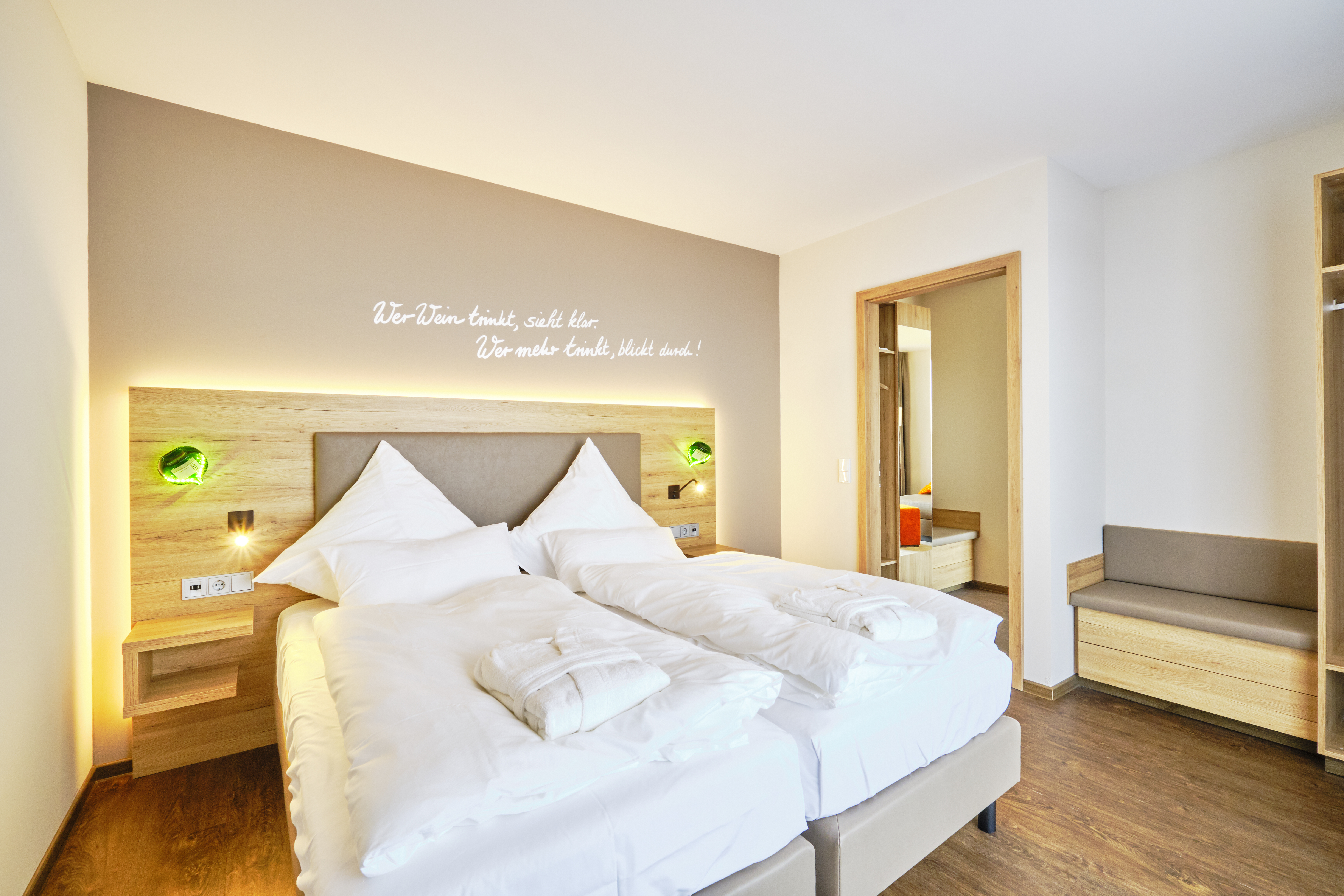 Wellnesshotel: Zimmerbeispiel - sonnenhotel WEINGUT RÖMMERT