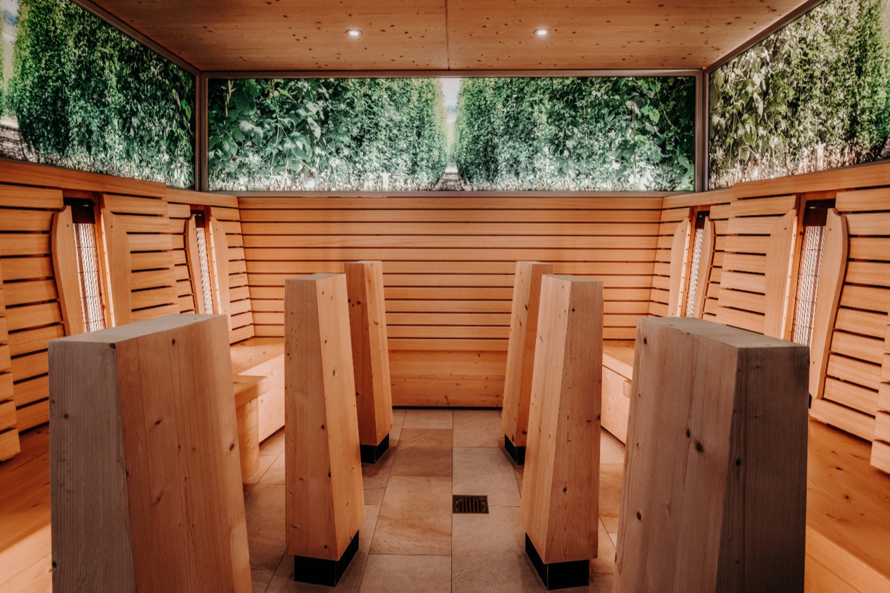 Der Eisvogel - Wellness- & Genusshotel Saunen und Bäder im Detail Infrarot Kabine