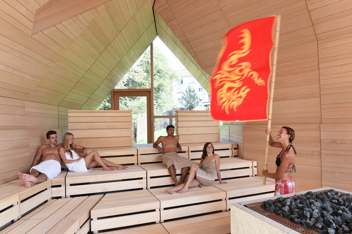 Wellnesshotel: Sauna in der Therme Jordanbad - Parkhotel Jordanbad