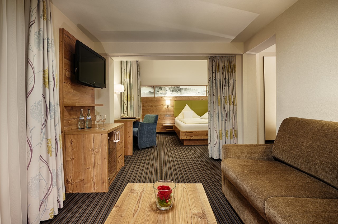 Hotel Kronelamm im Schwarzwald Zimmerkategorien Doppelzimmer Burgblick im Gästehaus