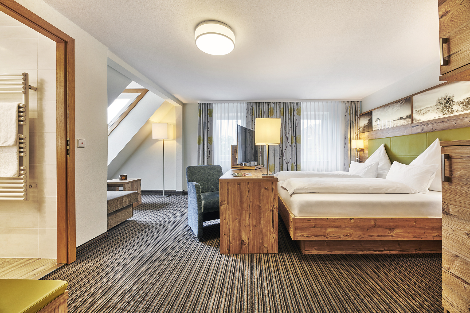 Hotel Kronelamm im Schwarzwald Zimmerkategorien Doppelzimmer Burgblick im Gästehaus