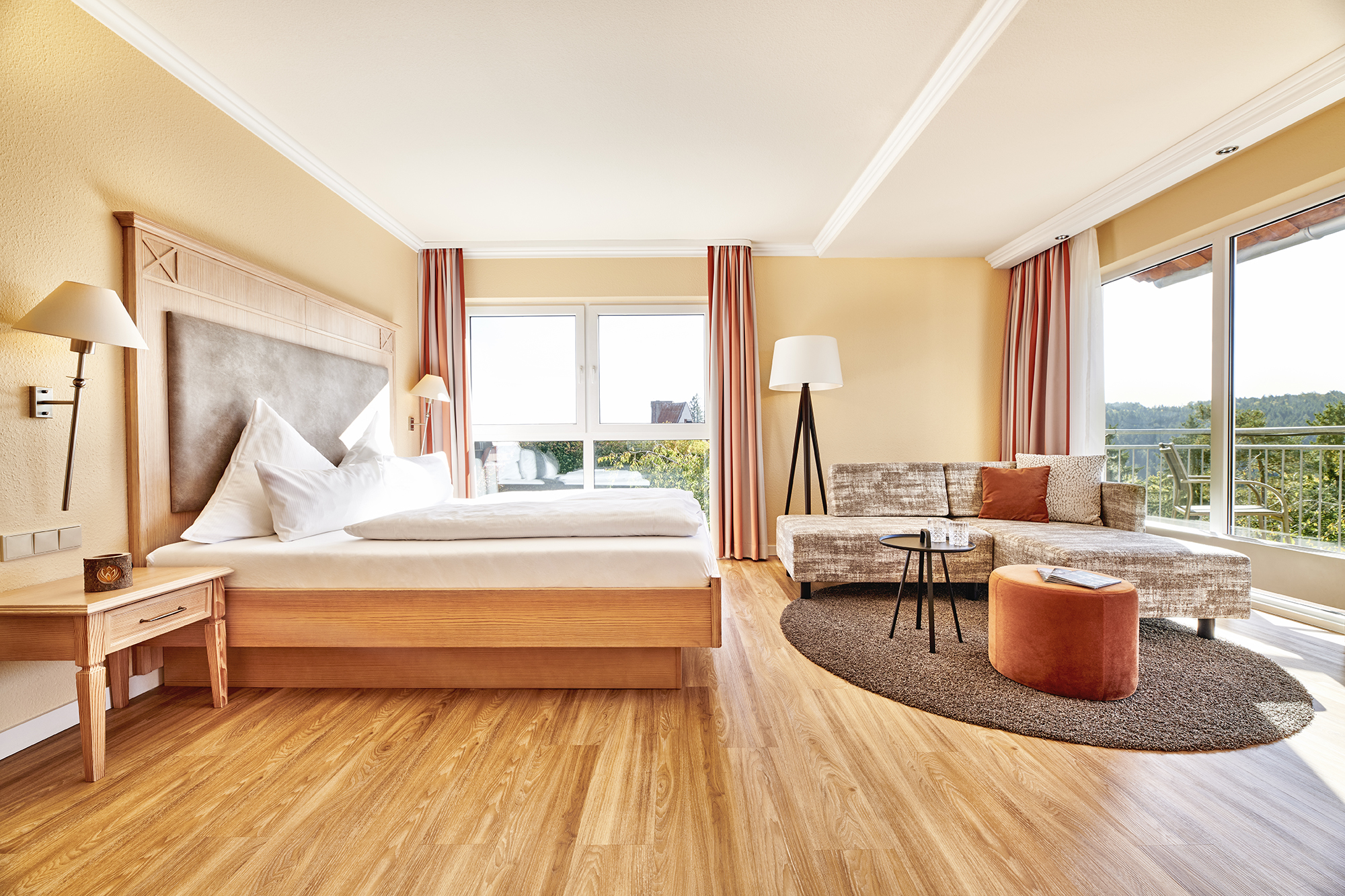 Hotel Kronelamm im Schwarzwald Zimmerkategorien Deluxe Doppelzimmer im Haupthaus