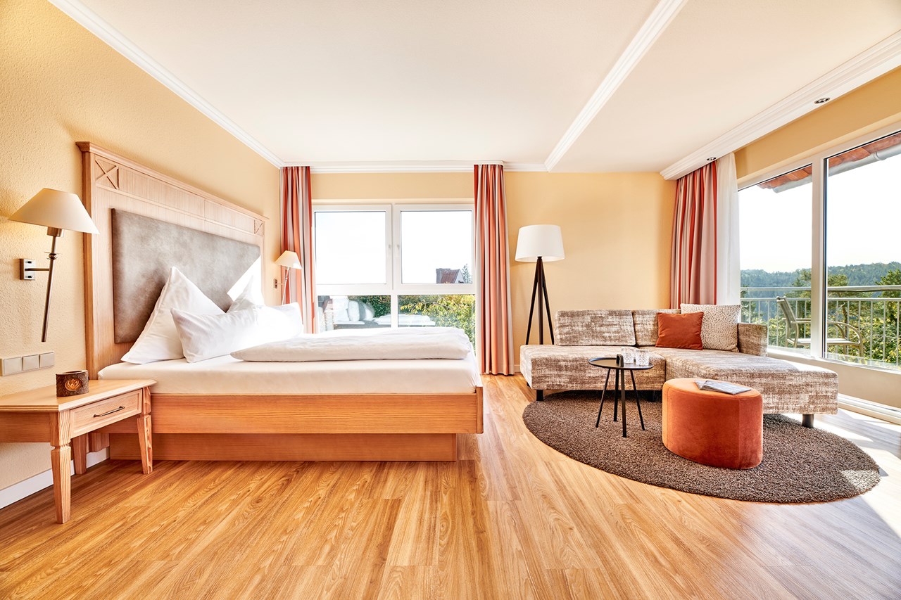 Hotel Kronelamm im Schwarzwald Zimmerkategorien Deluxe Doppelzimmer im Haupthaus