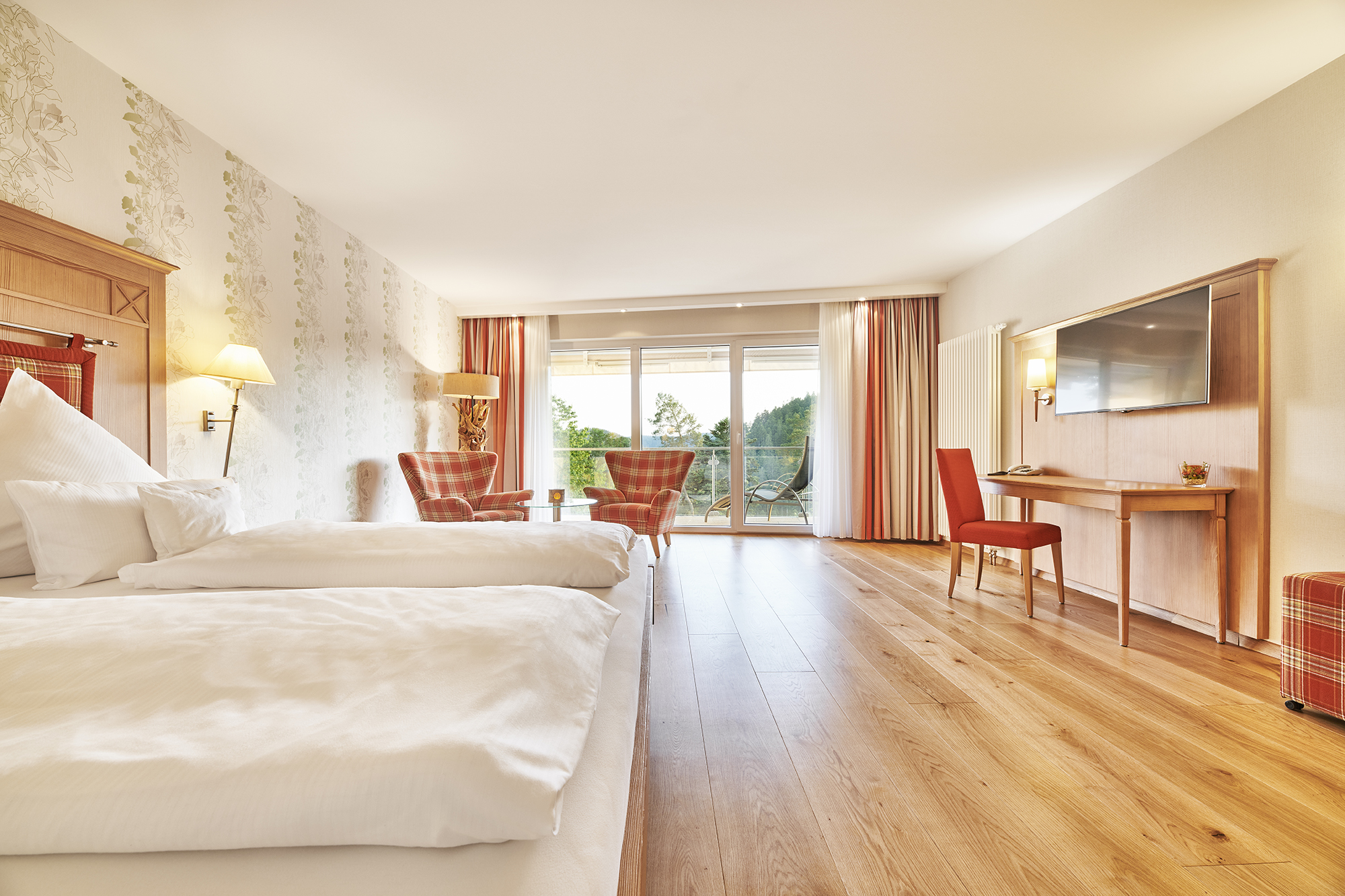 Hotel Kronelamm im Schwarzwald Zimmerkategorien Deluxe Doppelzimmer Waldparadies im Haupthaus