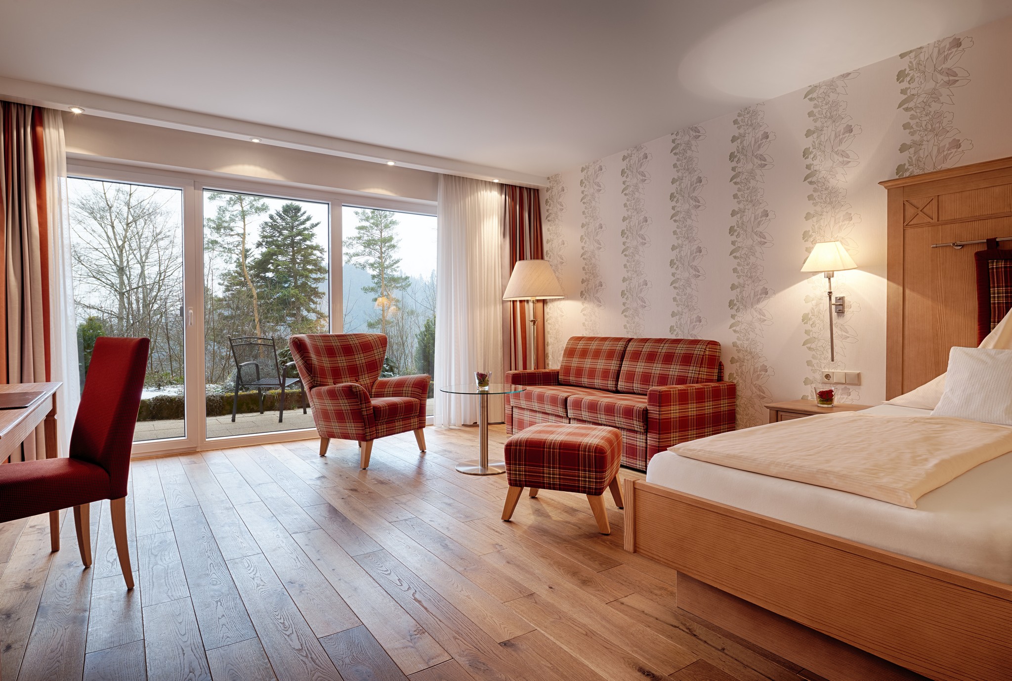 Wellnesshotel: Zimmer "Waldparadies" im Haupthaus Hotel Lamm - Hotel Kronelamm im Schwarzwald