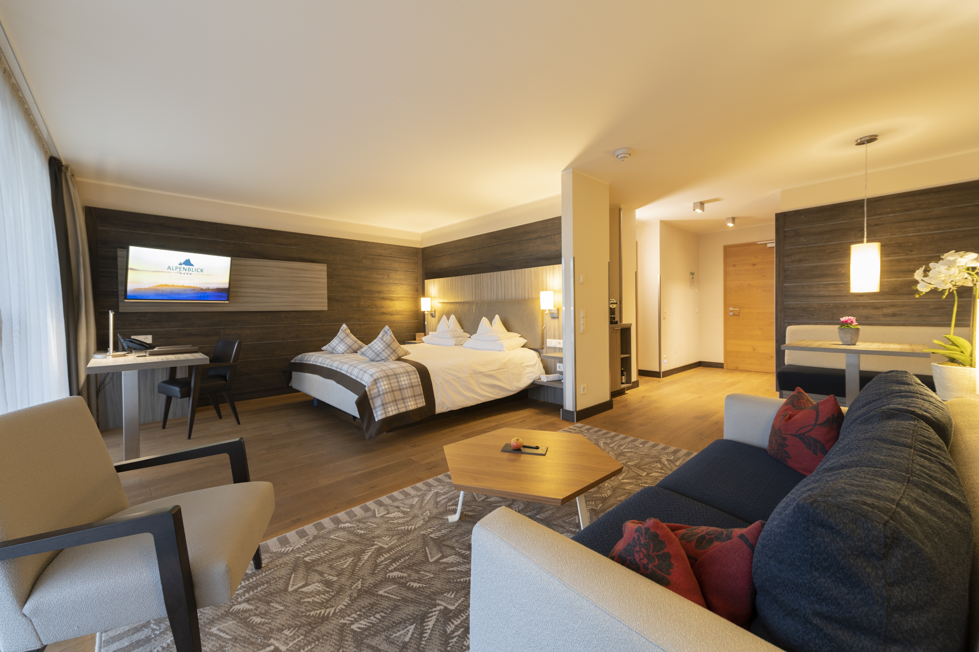 Wellnesshotel: Junior Suite - Bio- und Wellnesshotel Alpenblick