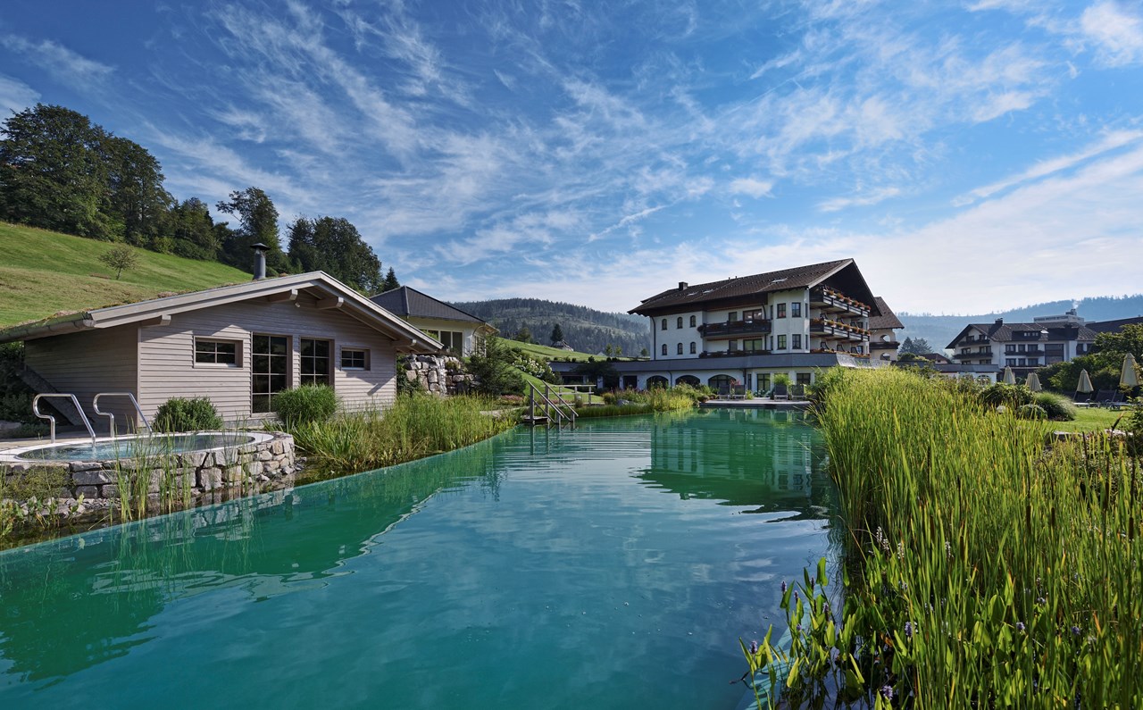Hotel Engel Obertal - Wellness und Genuss Resort Saunen und Bäder im Detail Naturbadesee