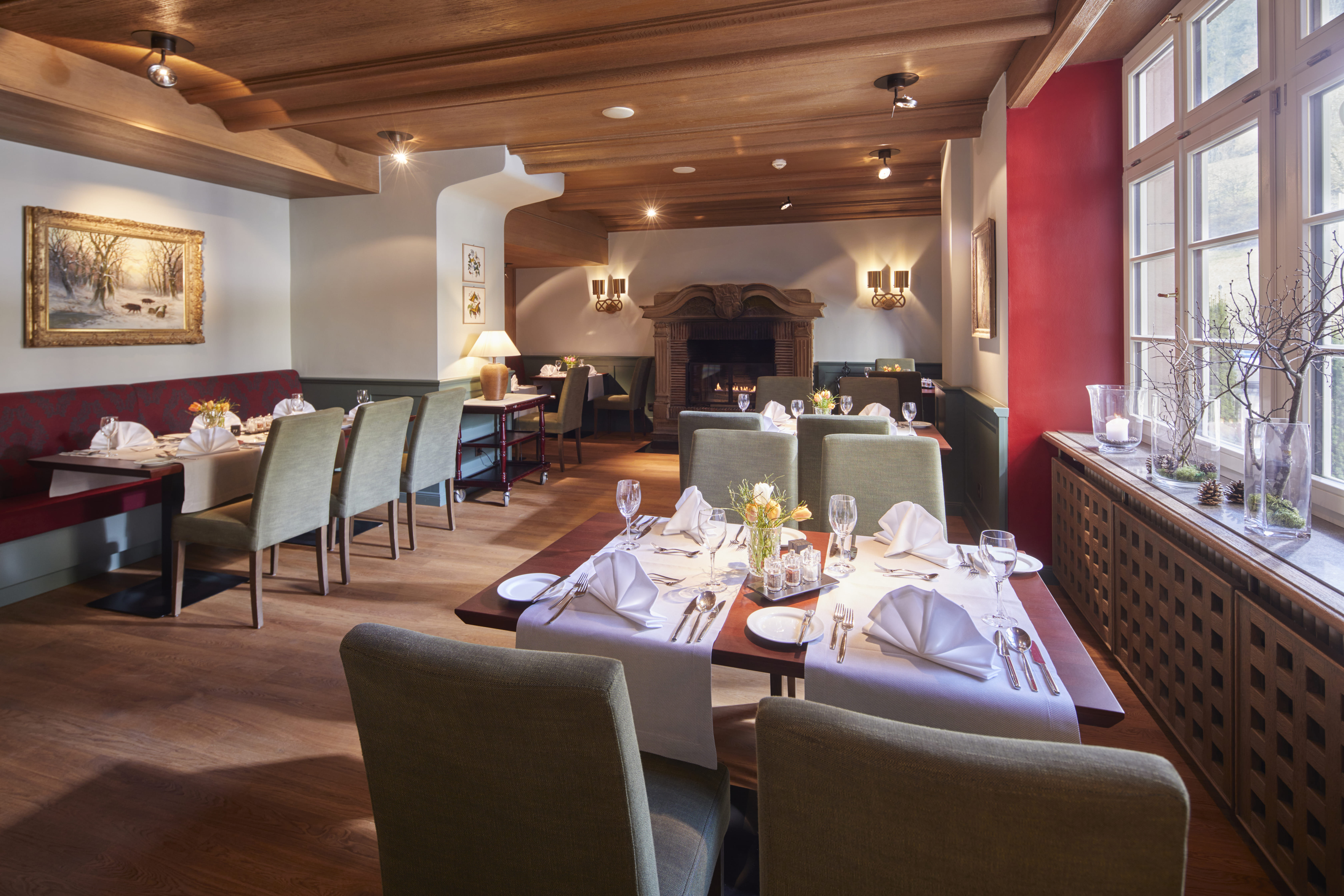 Wellnesshotel: Kaminstube - Hotel Therme Bad Teinach