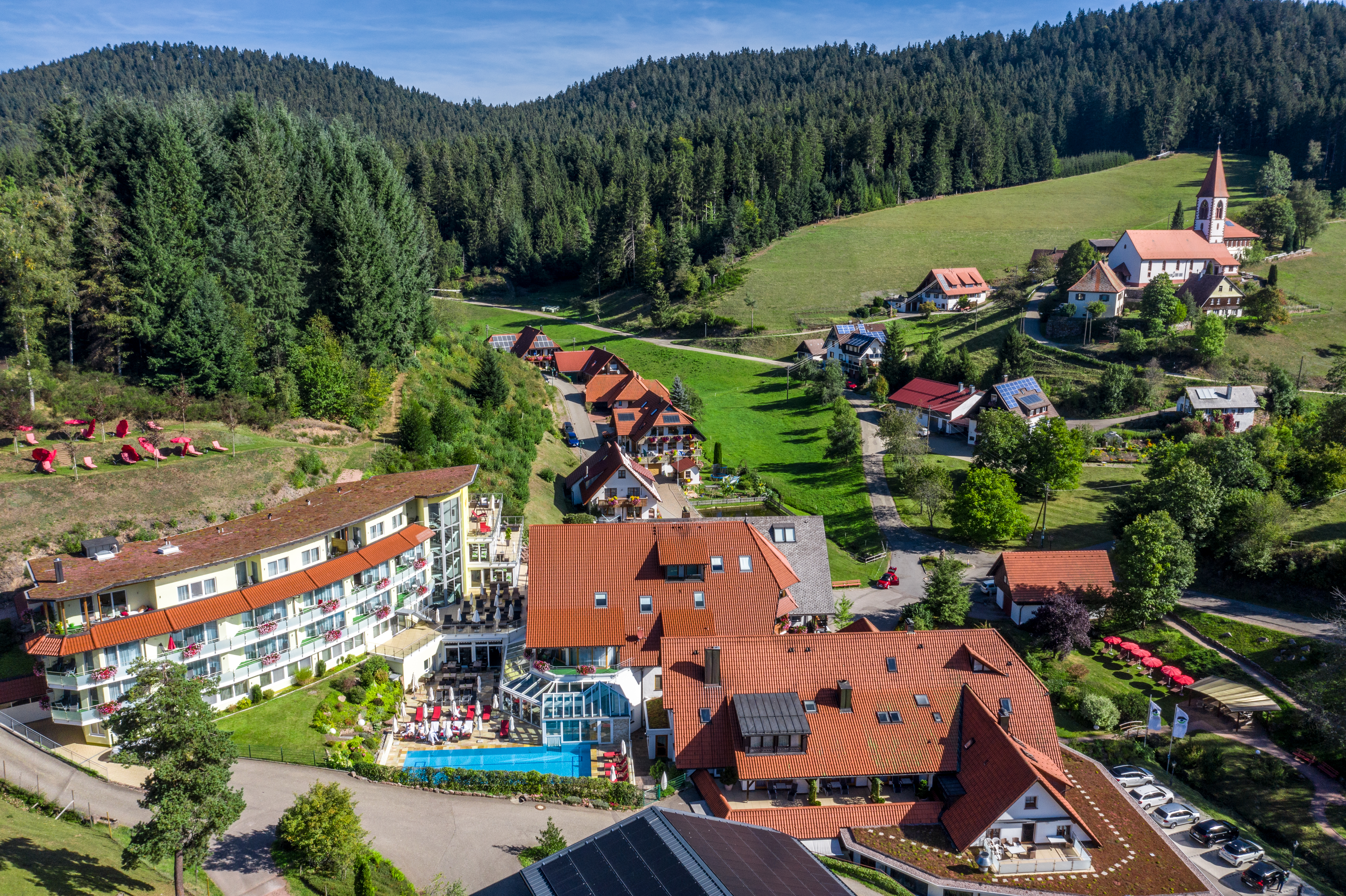 Wellnesshotel: Naturparkhotel Adler Außenansicht - Naturparkhotel Adler - Hotel | Umgebung