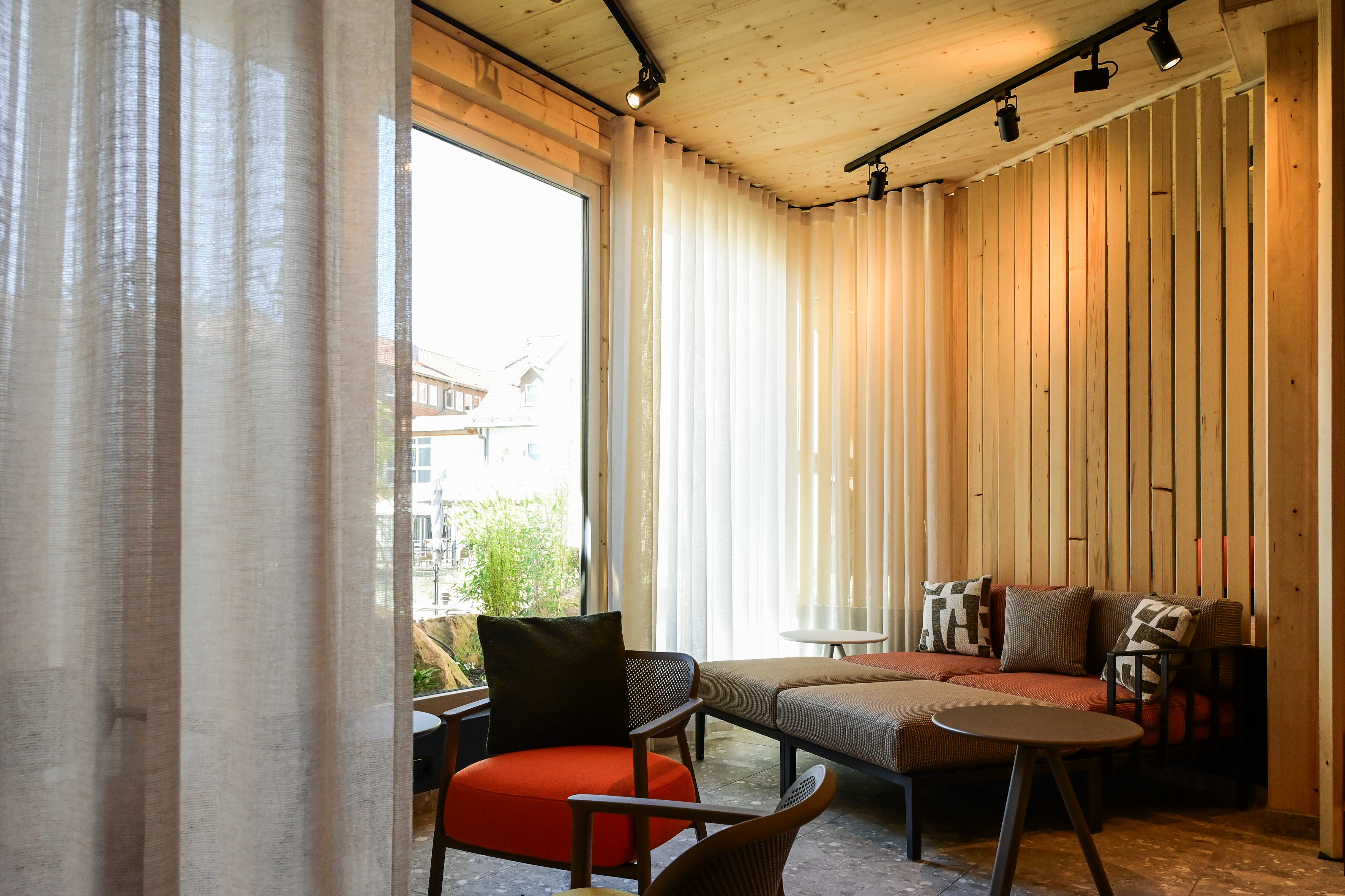Wellnesshotel: Sauna - Ruhewohnzimmer - Seehotel Niedernberg - Das Dorf am See - Sauna | Spa