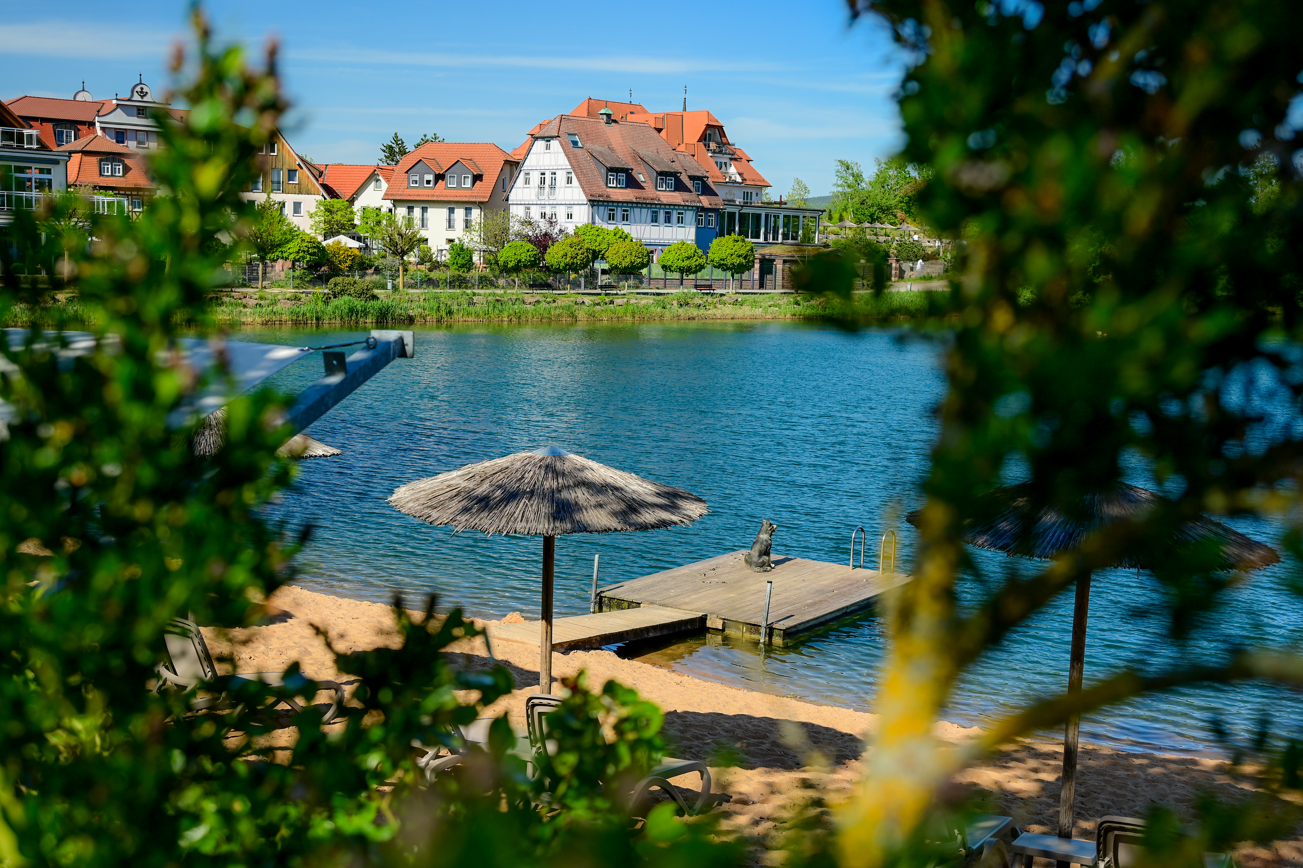 Wellnesshotel: Strand - Seehotel Niedernberg - Das Dorf am See - Wasser