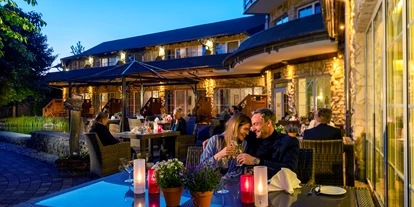 Wellnessurlaub - WLAN - Brandenburg - Terrasse Restaurant Schloßteichstuben - Wellnesshotel Seeschlösschen