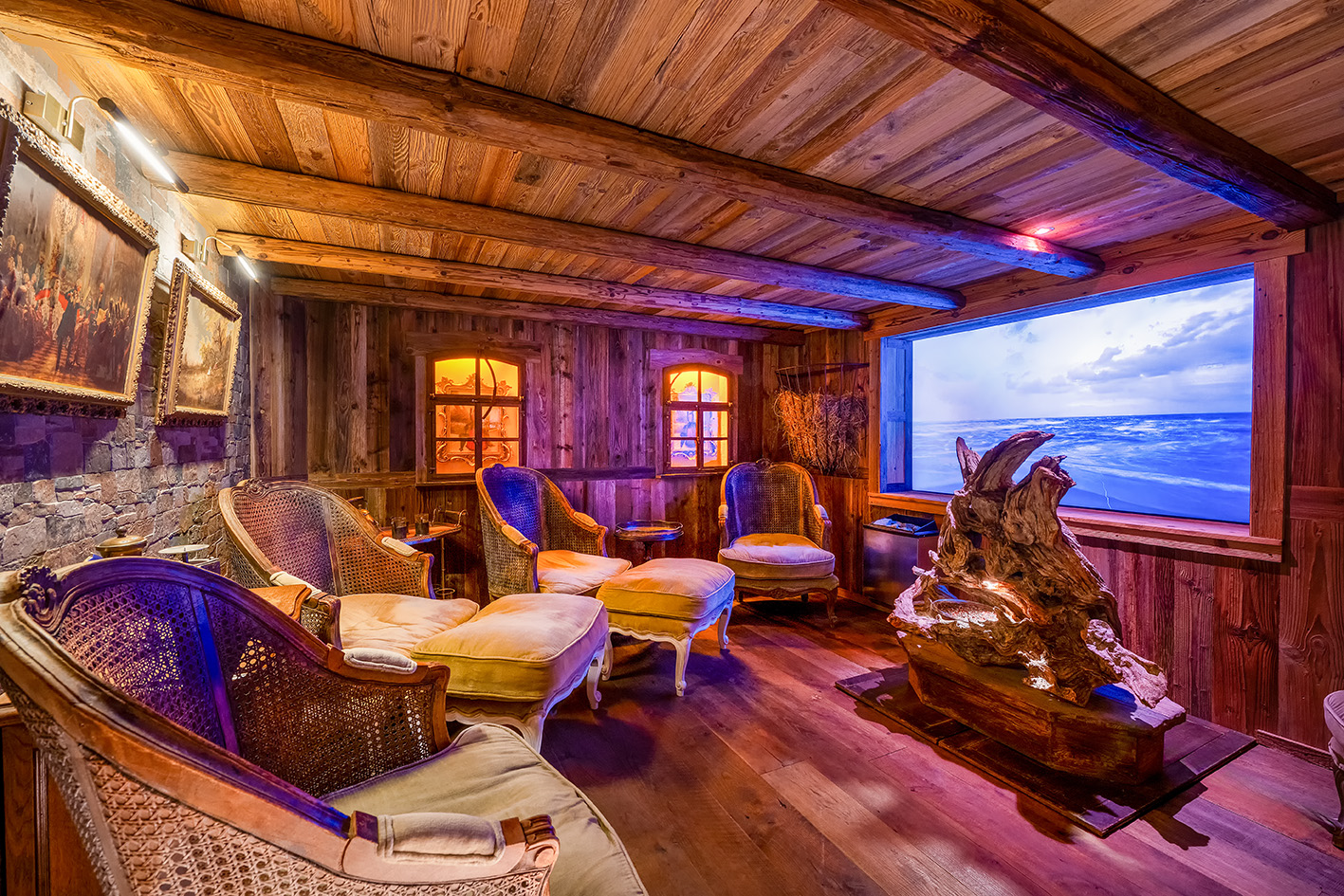 Wellnesshotel: Gewitterstübchen als Warmluftraum - Wellnesshotel Seeschlösschen - Sauna | Spa