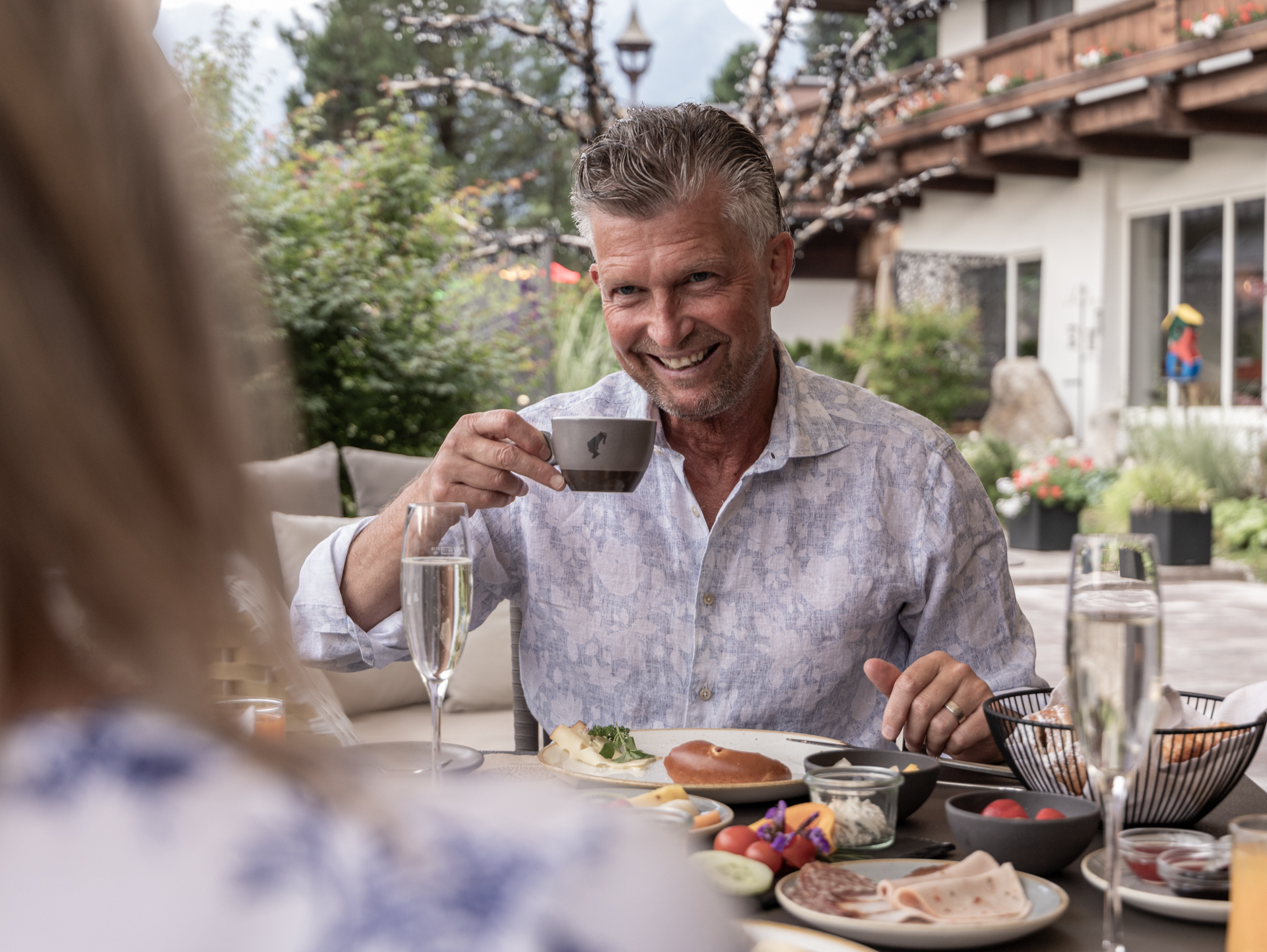 Wellnesshotel: Frühstück auf der Sonnenterrasse - Hotel Gassner****Superior