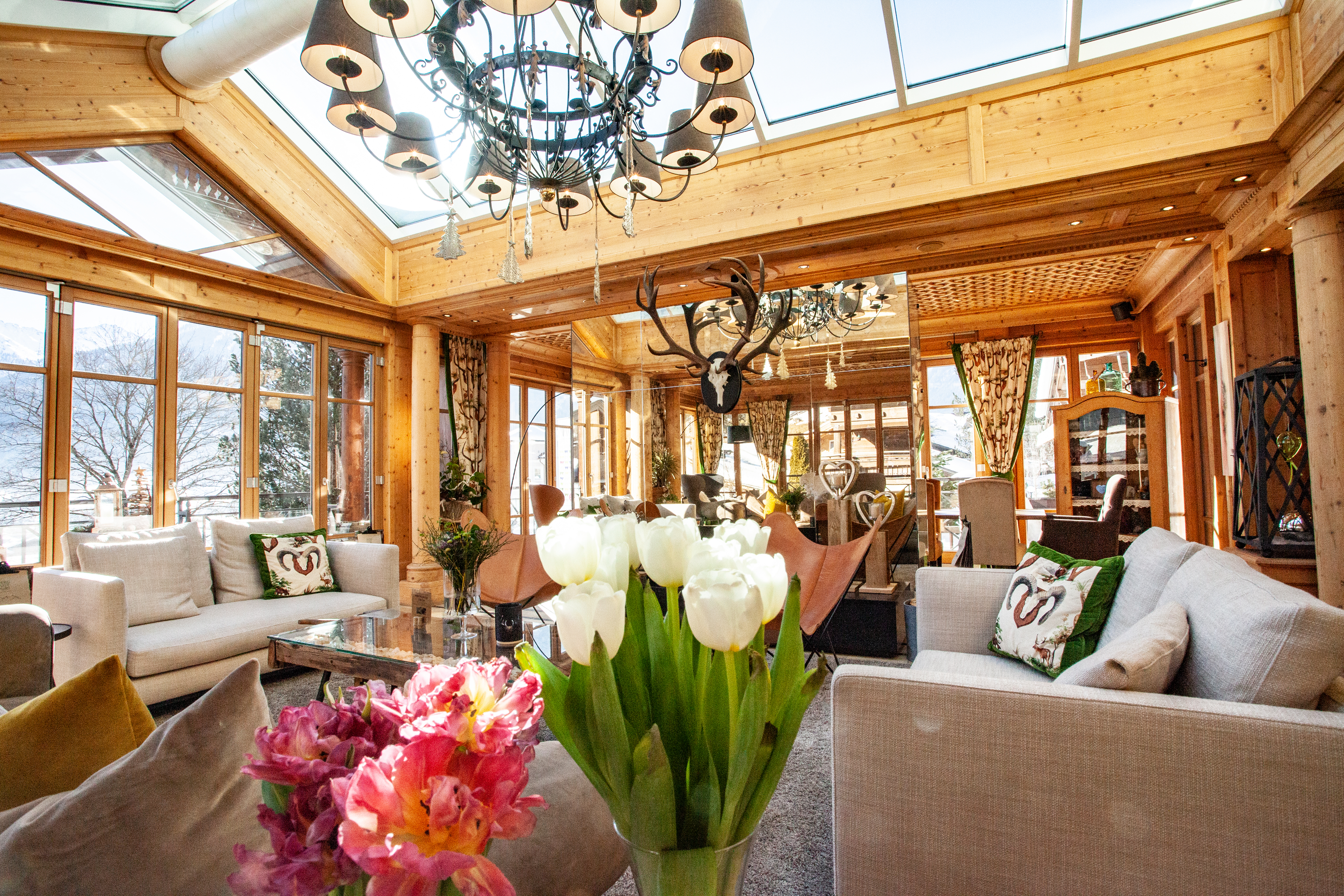 Wellnesshotel: Wohnzimmer im Wander- und Wellnesshotel Gassner 4* Superior - Hotel Gassner****Superior