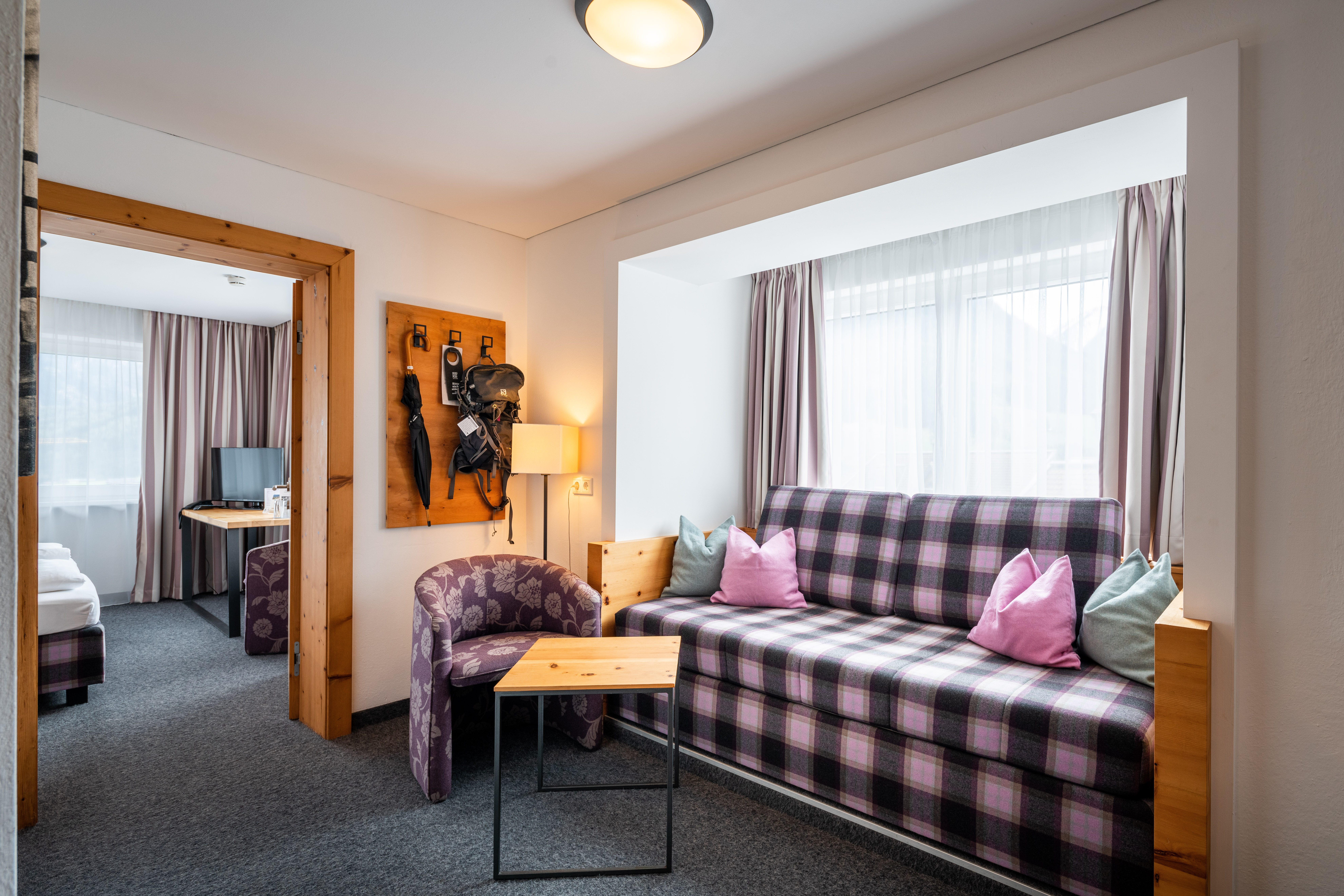 Wellnesshotel: Wohnraum im Wander- und Wellnesshotel Gassner 4* Superior - Beispielbild - Hotel Gassner****Superior