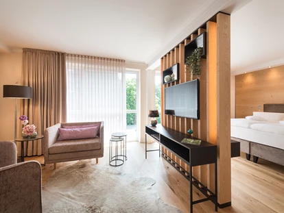 Wellnessurlaub - Bettgrößen: Twin Bett - Junior-Suite - Zimmerbeispiel - MUNTE - Wellnesshotel am Stadtwald