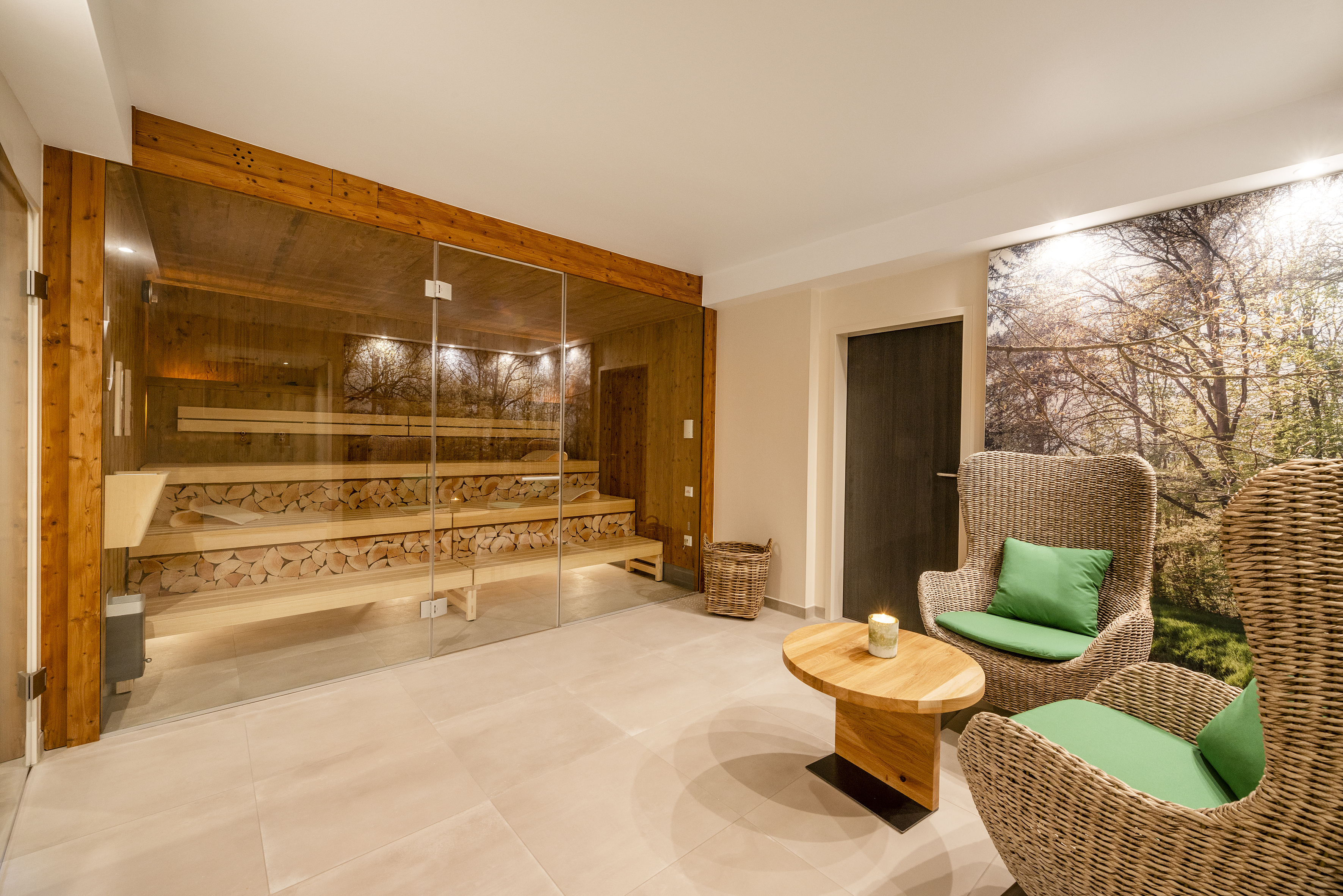 Wellnesshotel: WaldSpa - Private Spa Lounge - MUNTE - Wellnesshotel am Stadtwald - MUNTE - Wellnesshotel am Stadtwald