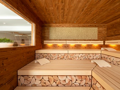 Wellnessurlaub - Bettgrößen: Twin Bett - WaldSpa - Textilsauna mit Aussicht - Hotel Munte am Stadtwald - MUNTE - Wellnesshotel am Stadtwald