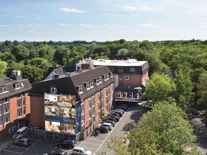 Wellnessurlaub - Bettgrößen: Twin Bett - Vogelperspektive - Hotel Munte am Stadtwald - MUNTE - Wellnesshotel am Stadtwald