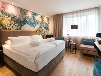 Wellnessurlaub - Bettgrößen: Twin Bett - Auszeit Doppelzimmer - Zimmerbeispiel - MUNTE - Wellnesshotel am Stadtwald