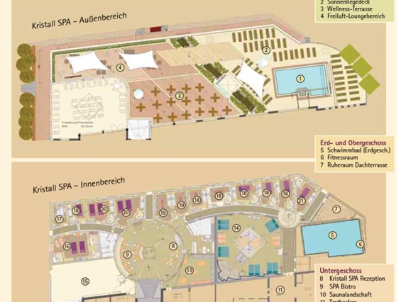 Wellnesshotel: Übersicht Wellness-Bereich - Göbel´s Schlosshotel " Prinz von Hessen "