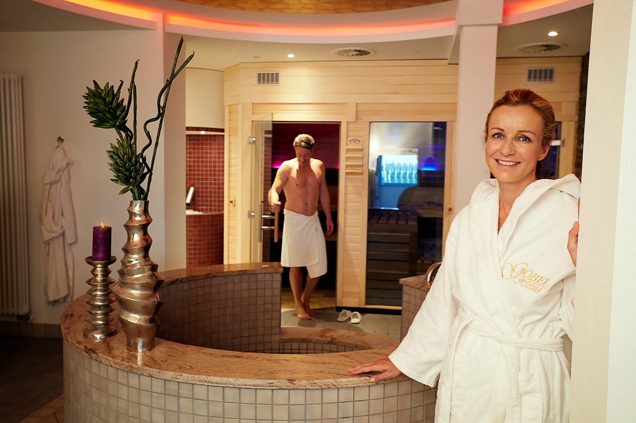 Göbel's Hotel AquaVita Saunen und Bäder im Detail Saunabereich