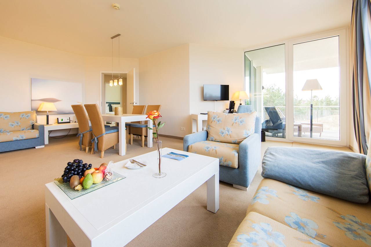 Strandhotel Dünenmeer Zimmerkategorien Meerblick-Suite