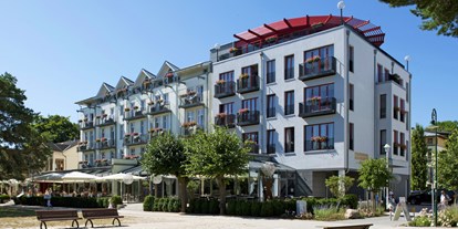 Wellnessurlaub - Bettgrößen: Doppelbett - Rathebur - Strandhotel Heringsdorf aus Promenadensicht - Strandhotel Heringsdorf