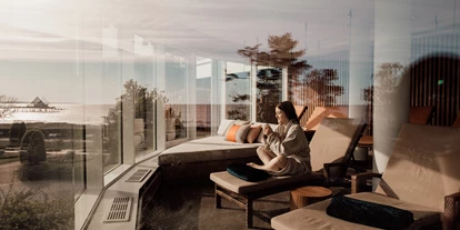 Wellnessurlaub - Finnische Sauna - Ferdinandshof - Panorama Ruheraum - Strandhotel Ostseeblick