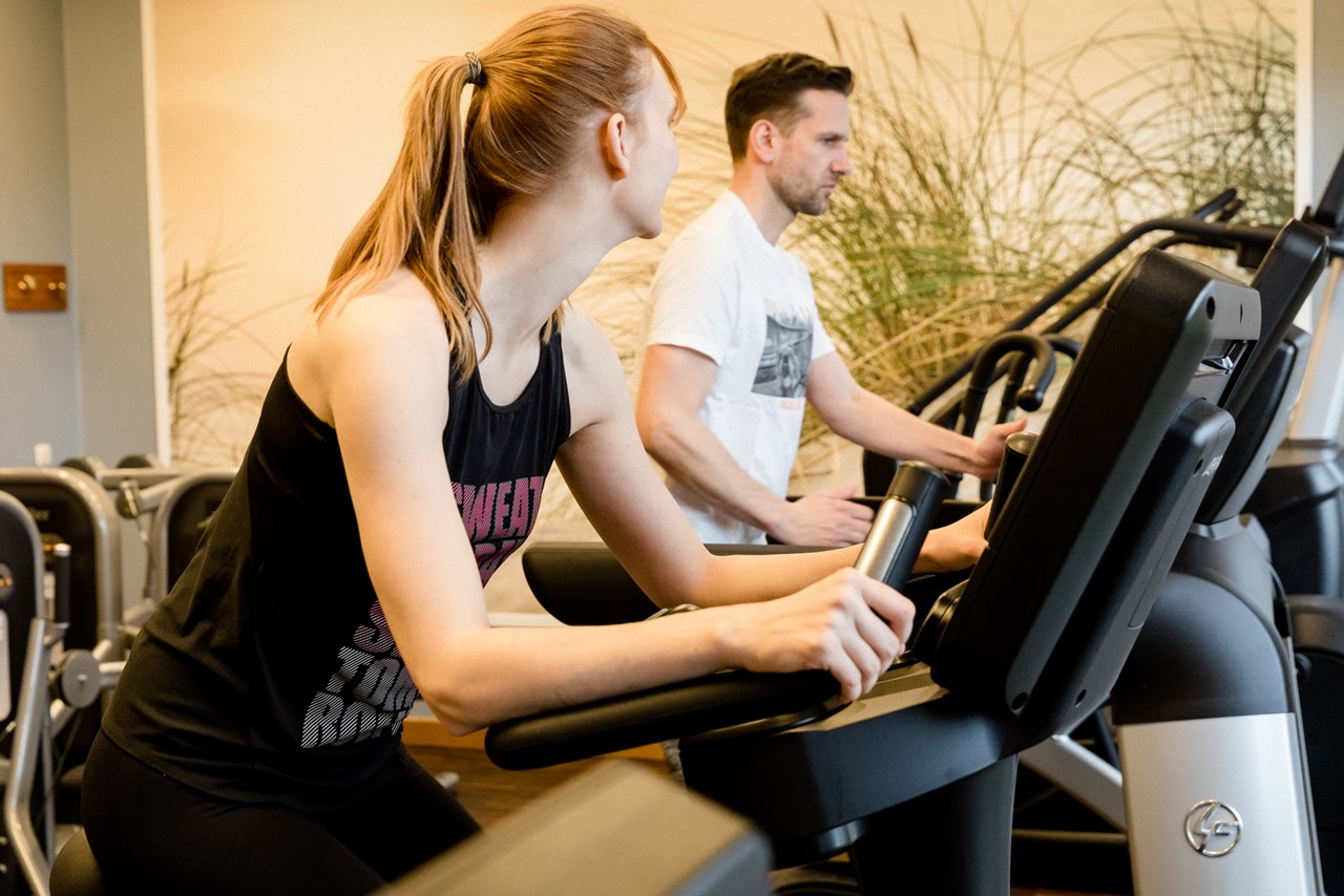 Familien Wellness Hotel Seeklause Fitnessangebote im Detail Fitnessraum