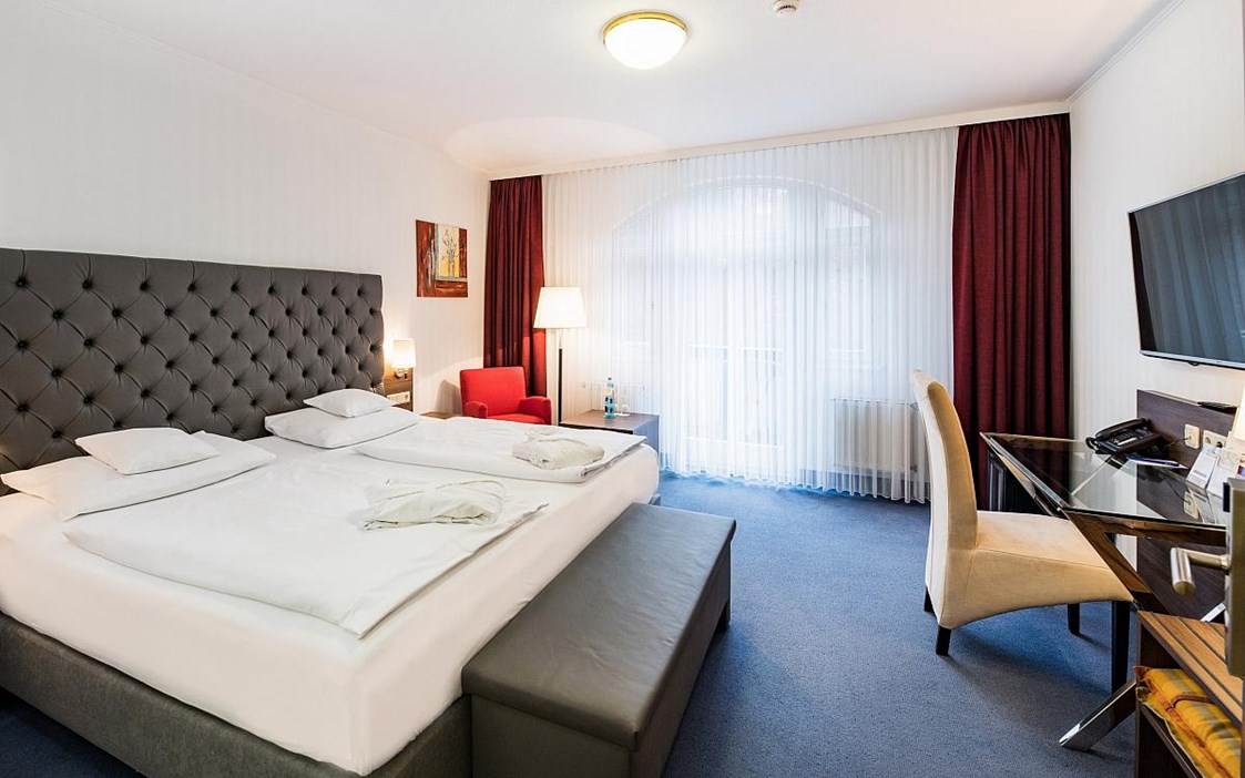 Wellnesshotel: Zimmerbeispiel Komfort-Doppelzimmer - Göbel's Vital Hotel