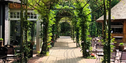Wellnessurlaub - barrierefrei - Niedersachsen - Terrasse - Hotel Heidegrund