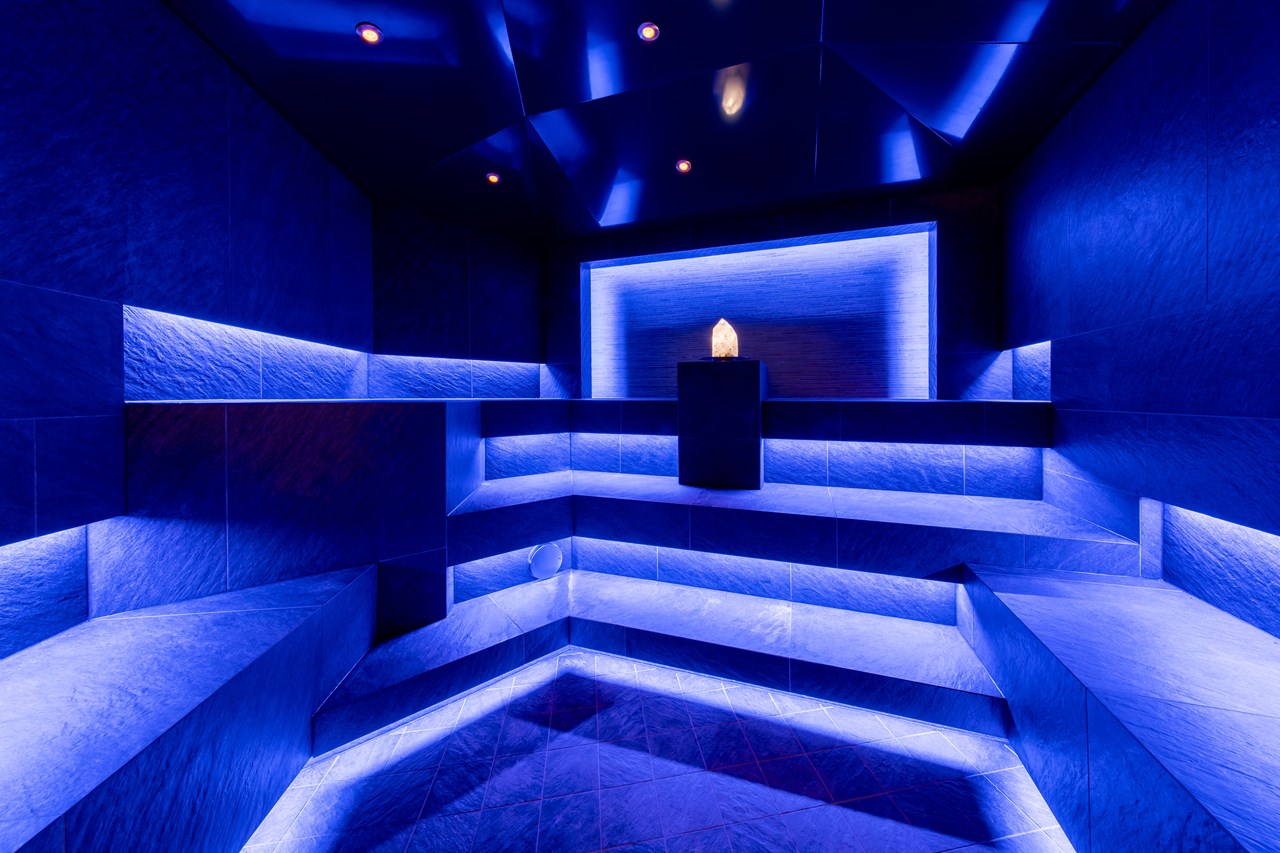 Hotel Romantischer Winkel - RoLigio® & Wellness Resort Saunen und Bäder im Detail Bergkristall-Dampfbad