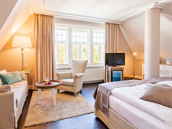 Hotel Romantischer Winkel - RoLigio® & Wellness Resort Zimmerkategorien Schlösschen Doppelzimmer zum See